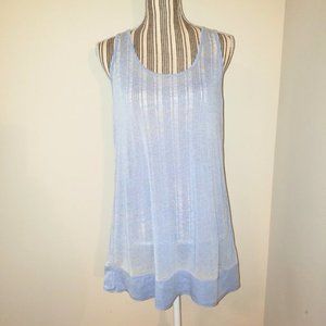 Calvin Klein Baby Blue Flowy Tank